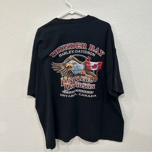 Harley Davidson black t shirt size 3XL